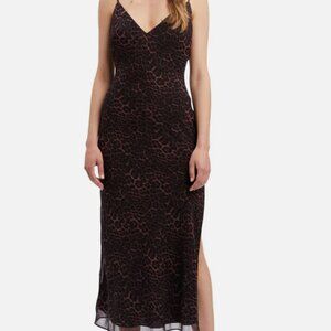 Bardot Women's Leopard Print Slip Dress, Size 4